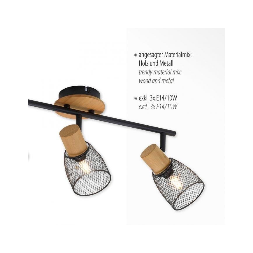 JUST LIGHT. 15193-79 - Spotlampe TAMIS 3xE14/10W/230V