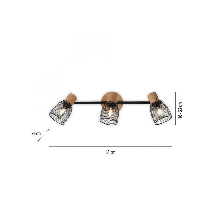 JUST LIGHT. 15193-79 - Spotlampe TAMIS 3xE14/10W/230V
