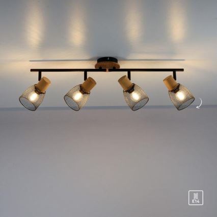 JUST LIGHT. 15194-79 - Spotlampe TAMIS 4xE14/10W/230V
