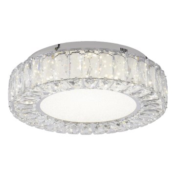 JUST LIGHT. 15221-17 - LED-loftlampe KULUNKA LED/32W/230V Ø 37 cm blank krom