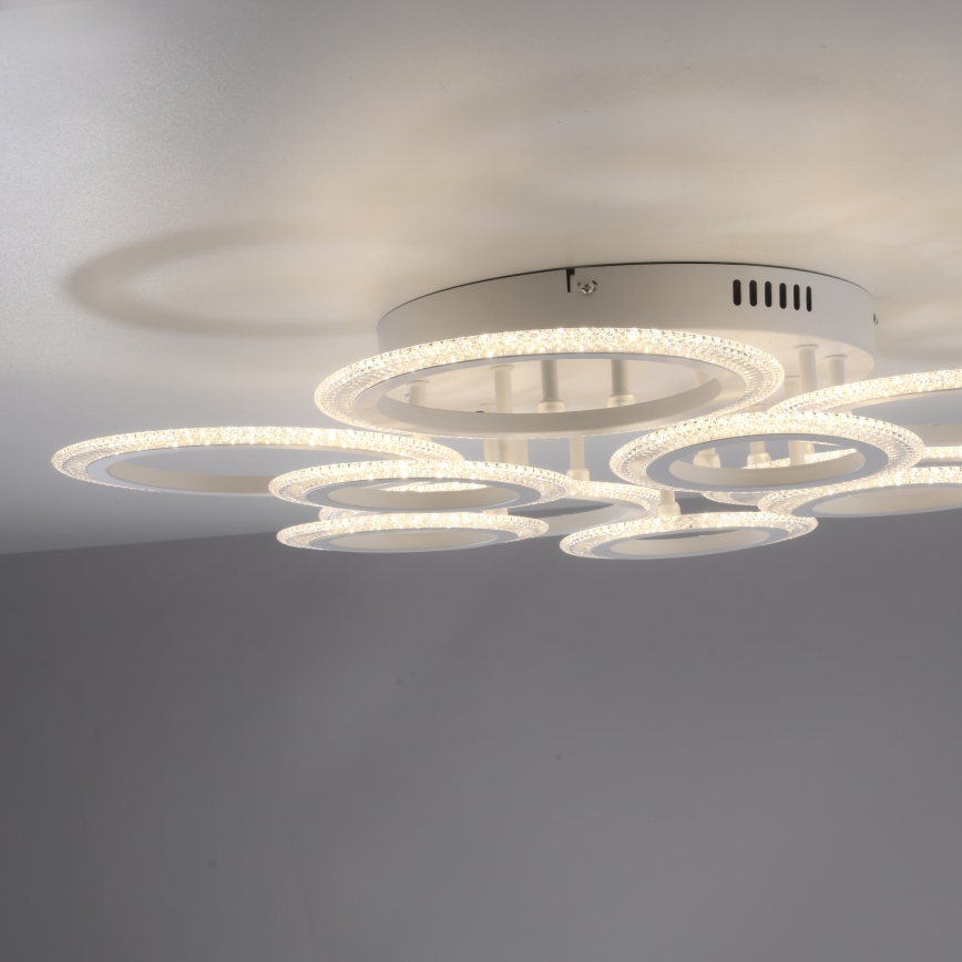 JUST LIGHT. 15268-16 - LED-loftlampe CRYSTALLO LED/48,5W/230V Ø 68,6 cm hvid