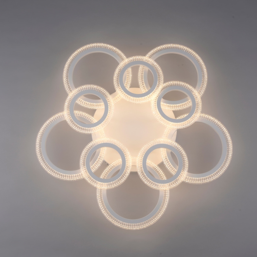 JUST LIGHT. 15268-16 - LED-loftlampe CRYSTALLO LED/48,5W/230V Ø 68,6 cm hvid