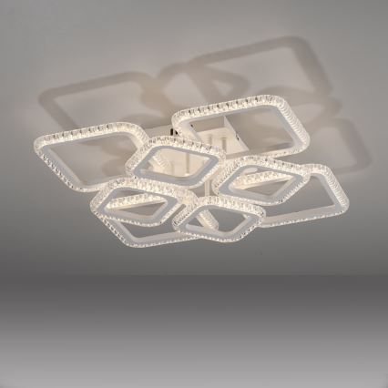 JUST LIGHT. 15269-16 - LED loftlampe CRYSTALLO LED/43,5W/230V 49x49 cm hvid