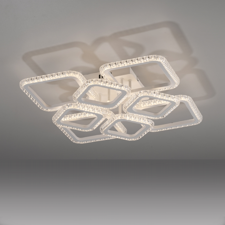JUST LIGHT. 15269-16 - LED loftlampe CRYSTALLO LED/43,5W/230V 49x49 cm hvid
