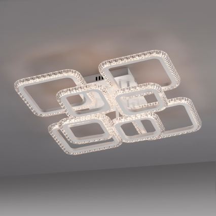 JUST LIGHT. 15269-16 - LED loftlampe CRYSTALLO LED/43,5W/230V 49x49 cm hvid