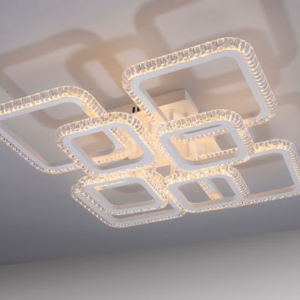 JUST LIGHT. 15269-16 - LED loftlampe CRYSTALLO LED/43,5W/230V 49x49 cm hvid