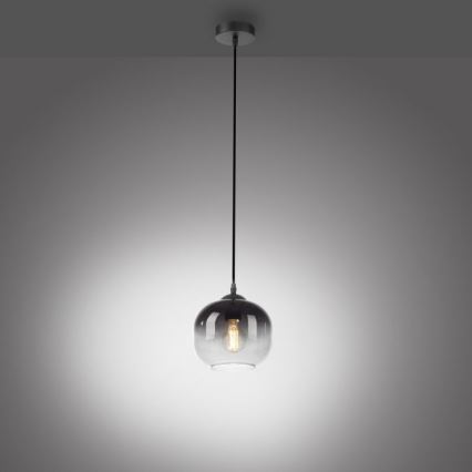 JUST LIGHT. 15420-18 - Pendel ZEA 1xE27/25W/230V sort