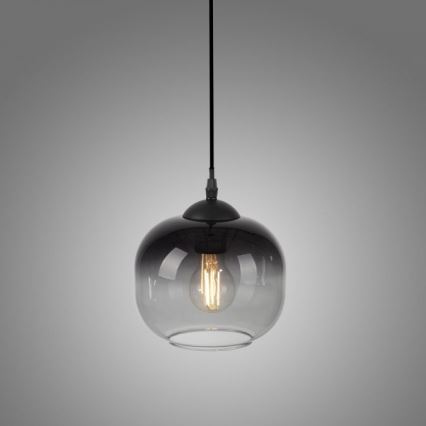 JUST LIGHT. 15420-18 - Pendel ZEA 1xE27/25W/230V sort