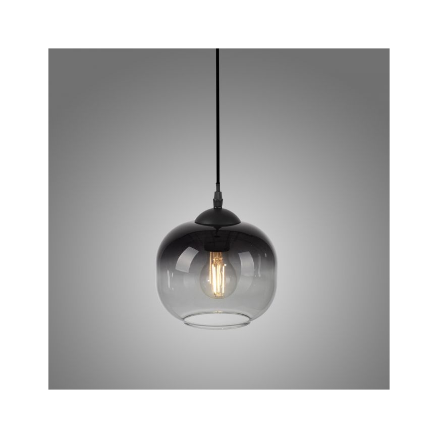 JUST LIGHT. 15420-18 - Pendel ZEA 1xE27/25W/230V sort