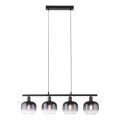 JUST LIGHT. 15421-18 - Pendel ZEA 4xE14/25W/230V sort