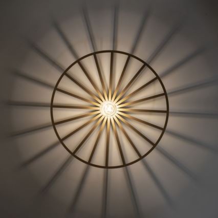 JUST LIGHT. 15636-60 - Loftlampe SPIKE 1xE27/40W/230V diameter 50 cm messing