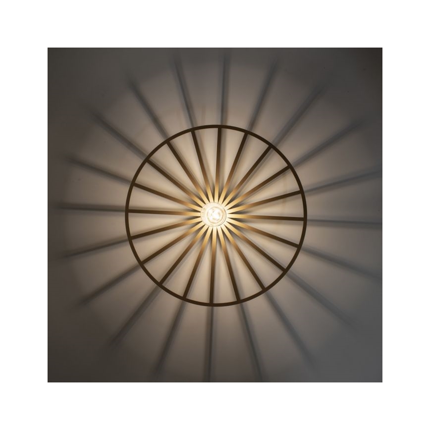 JUST LIGHT. 15636-60 - Loftlampe SPIKE 1xE27/40W/230V diameter 50 cm messing