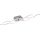 JUST LIGHT. 16266-55 - LED loftlampe dæmpbar RGB-farver LOLA WAVE LED/30W/230V 2700-5000K + fjernbetjening