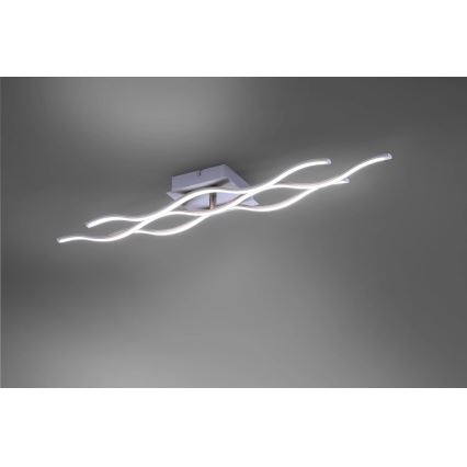 JUST LIGHT. 16266-55 - LED loftlampe dæmpbar RGB-farver LOLA WAVE LED/30W/230V 2700-5000K + fjernbetjening