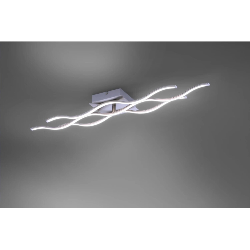 JUST LIGHT. 16266-55 - LED loftlampe dæmpbar RGB-farver LOLA WAVE LED/30W/230V 2700-5000K + fjernbetjening