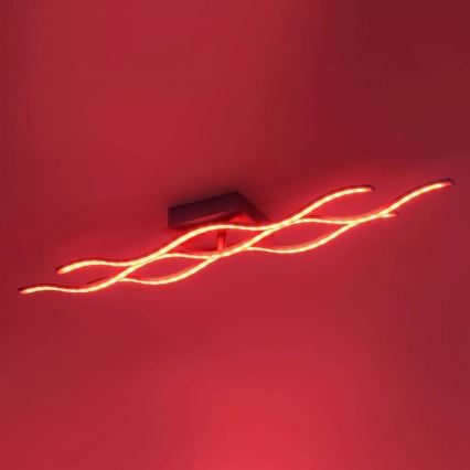 JUST LIGHT. 16266-55 - LED loftlampe dæmpbar RGB-farver LOLA WAVE LED/30W/230V 2700-5000K + fjernbetjening