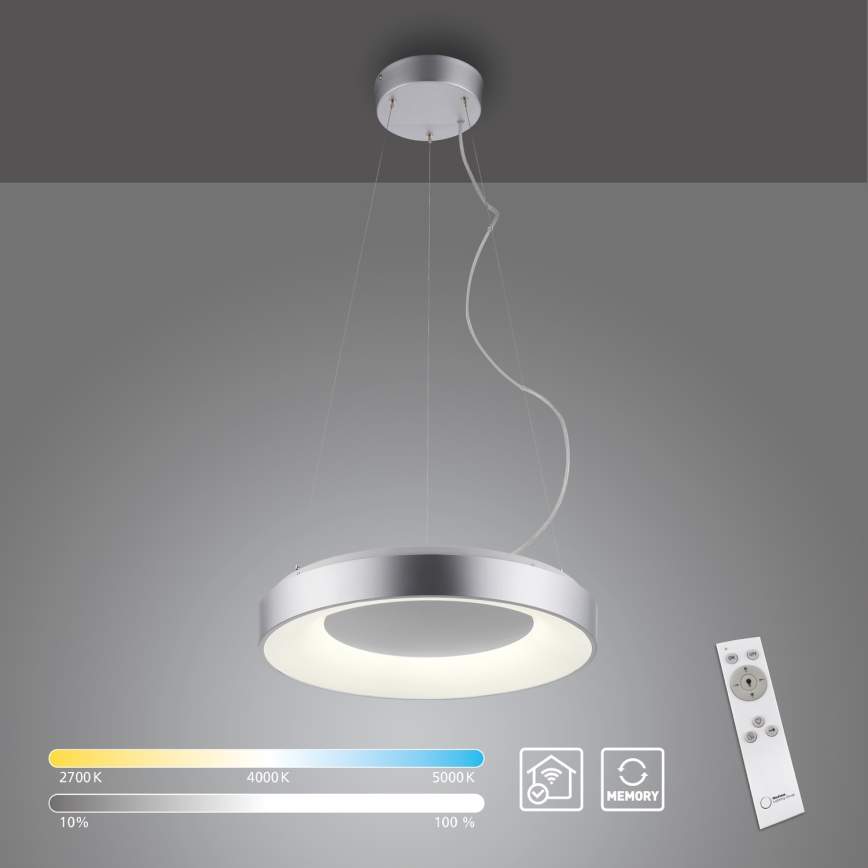 JUST LIGHT. 17075-21 - LED pendel dæmpbar KETO ANIKA LED/26,5W/230V 2700-5000K + fjernbetjening