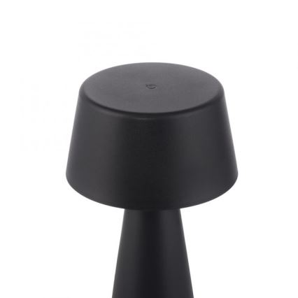 JUST LIGHT. 19260-18 - Udendørs LED lampe dæmpbar touch-funktion ABERA LED/3W/3,7V 2000 mAh USB IP54 sort