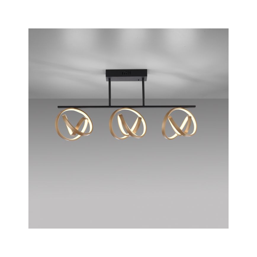 JUST LIGHT. 6245-18 - LED loftlampe dæmpbar LOOP 3xLED/11W/230V 2700-5000K + fjernbetjening