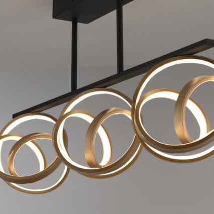 JUST LIGHT. 6245-18 - LED loftlampe dæmpbar LOOP 3xLED/11W/230V 2700-5000K + fjernbetjening