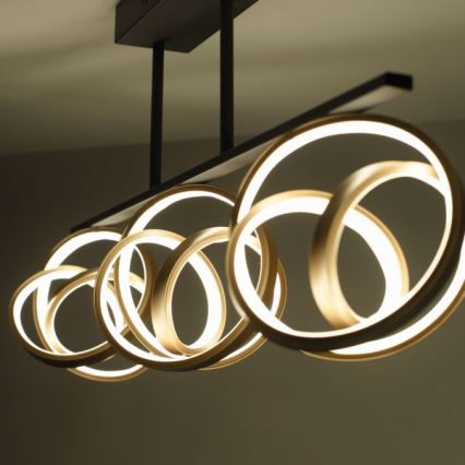 JUST LIGHT. 6245-18 - LED loftlampe dæmpbar LOOP 3xLED/11W/230V 2700-5000K + fjernbetjening