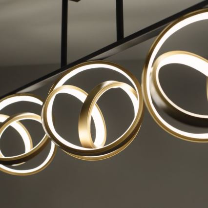 JUST LIGHT. 6245-18 - LED loftlampe dæmpbar LOOP 3xLED/11W/230V 2700-5000K + fjernbetjening