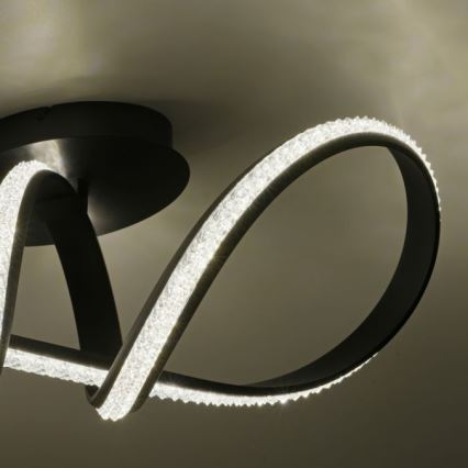 JUST LIGHT. 8475-18 - LED loftlampe dæmpbar BRILLA LED/29W/230V sort
