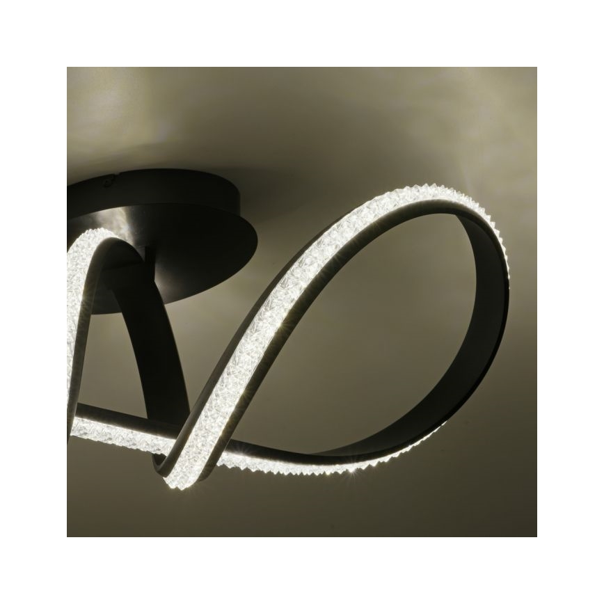 JUST LIGHT. 8475-18 - LED loftlampe dæmpbar BRILLA LED/29W/230V sort