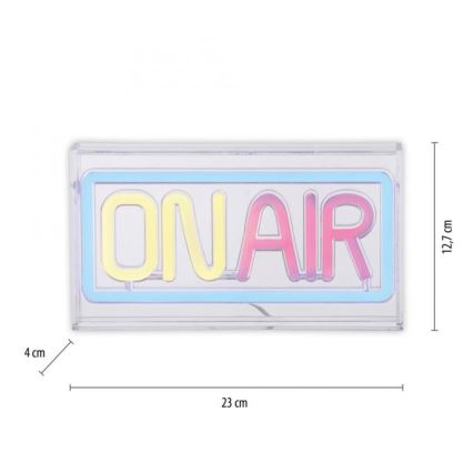 JUST LIGHT. 85013-70 - LED Neon bord dekoration NEON LED/4W/5V On Air