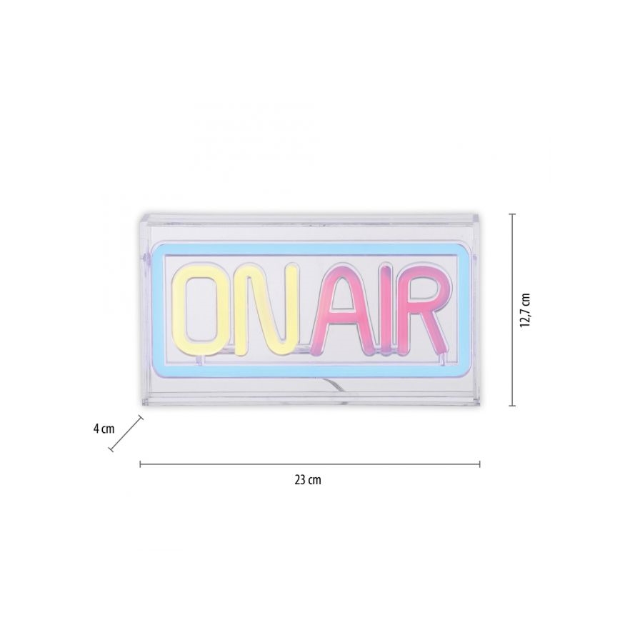 JUST LIGHT. 85013-70 - LED Neon bord dekoration NEON LED/4W/5V On Air