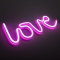 JUST LIGHT. 85021-87 - LED Vægdekoration neon NEON LED/6,5W/5V Love