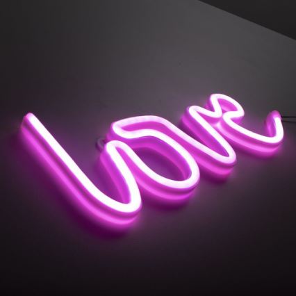 JUST LIGHT. 85021-87 - LED Vægdekoration neon NEON LED/6,5W/5V Love