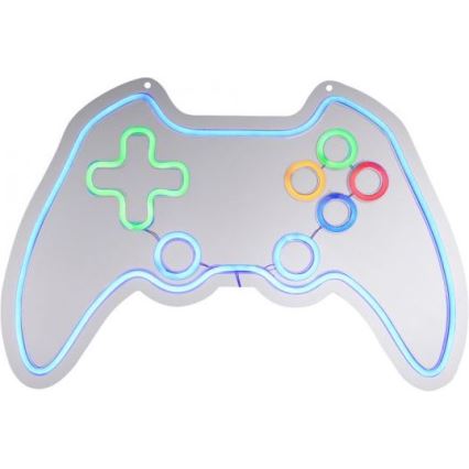 JUST LIGHT. 85022-70 - LED neon vægdekoration NEON LED/6,5W/5V til gamere