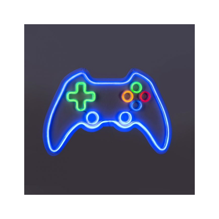 JUST LIGHT. 85022-70 - LED neon vægdekoration NEON LED/6,5W/5V til gamere