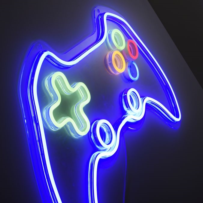 JUST LIGHT. 85022-70 - LED Vægdekoration neon NEON 1xLED/6,5W/5V gamer