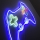 JUST LIGHT. 85022-70 - LED Vægdekoration neon NEON 1xLED/6,5W/5V gamer