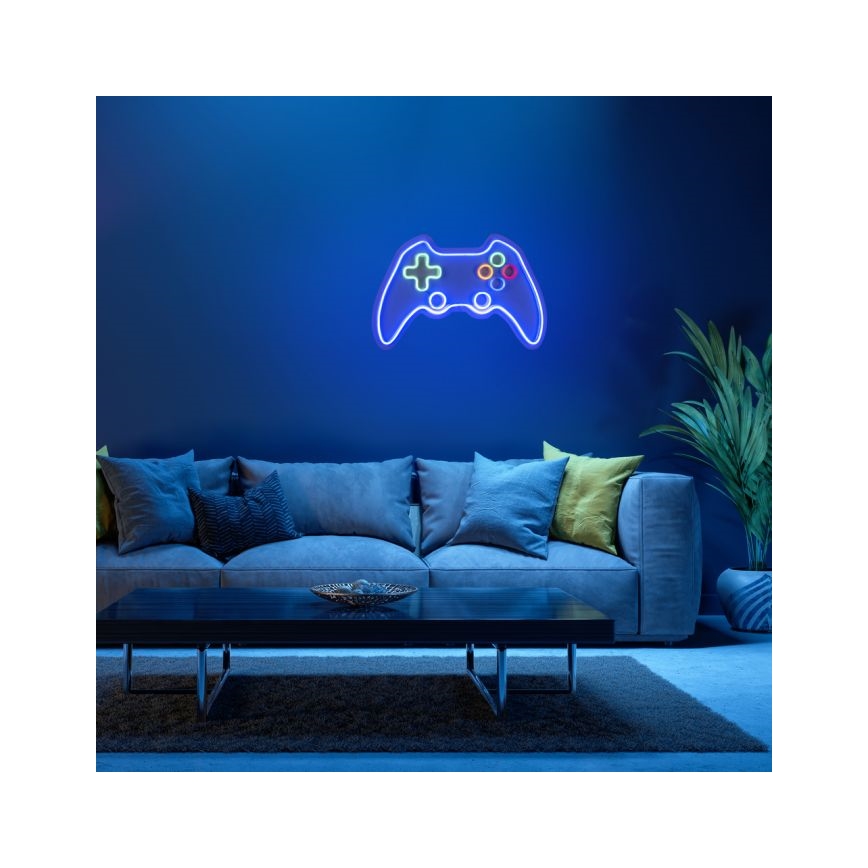 JUST LIGHT. 85022-70 - LED Vægdekoration neon NEON 1xLED/6,5W/5V gamer
