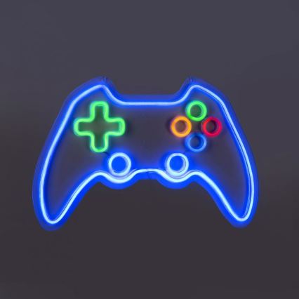 JUST LIGHT. 85022-70 - LED Vægdekoration neon NEON 1xLED/6,5W/5V gamer