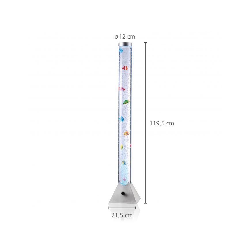 JUST LIGHT. 85106-55 - LED RGB Dekorativ gulvlampe AVA 12xLED/0,06W/230V