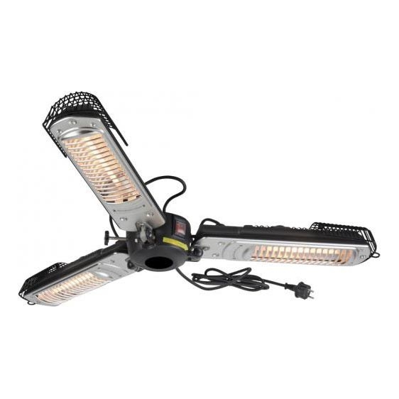 JUST LIGHT. 99513-18 - Udendørs varmeelement GLOW 3x650W/1300W/2000W/230V IP34