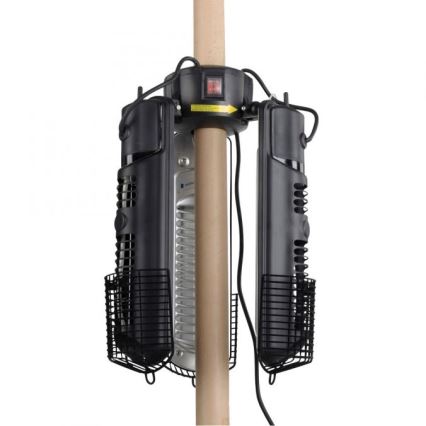 JUST LIGHT. 99513-18 - Udendørs varmeelement GLOW 3x650W/1300W/2000W/230V IP34