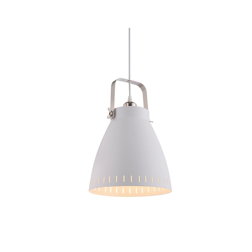 JUST LIGHT. L11160-16 - Pendel EVA 1xE27/60W/230V diameter 26,5 grå