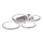 JUST LIGHT. L16271-55 - LED loftlampe m. RGBW-farver dæmpbar JOHANNA LOLASMART LED/24W/230V 2700-5000K + fjernbetjening