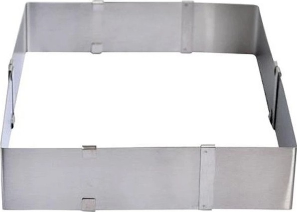 Justerbar kageform TORO 16-28 cm i rustfrit stål