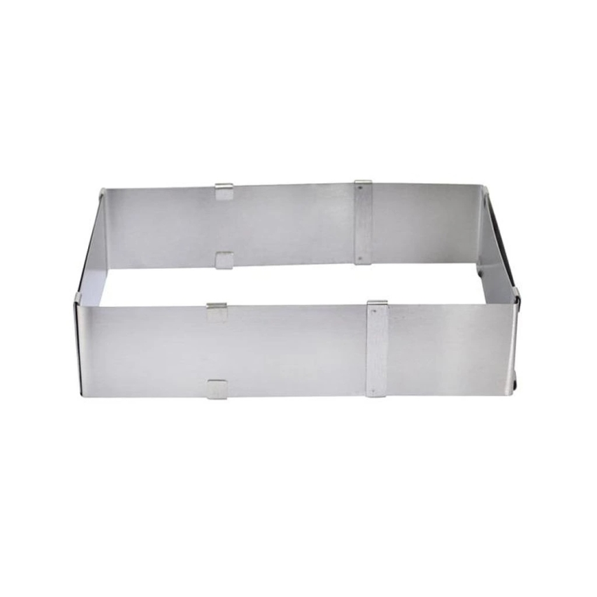 Justerbar kageform TORO 16-28 cm i rustfrit stål