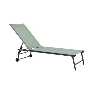 Justerbar liggestol TERA 57x185 cm grøn