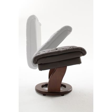 Justerbar lænestol HABI brun/valnød