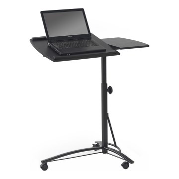 Justerbart bord 93x73 cm sort