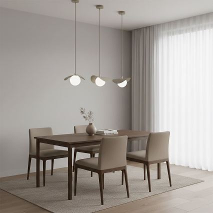 Kabelophængt pendel RITUAL 1xG9/8W/230V beige