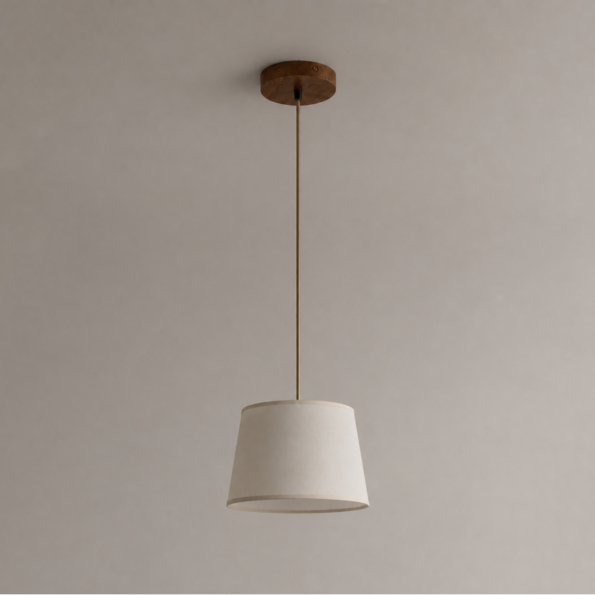 Kabelpendel AIDA 1xE27/15W/230V Ø 25 cm eg/creme
